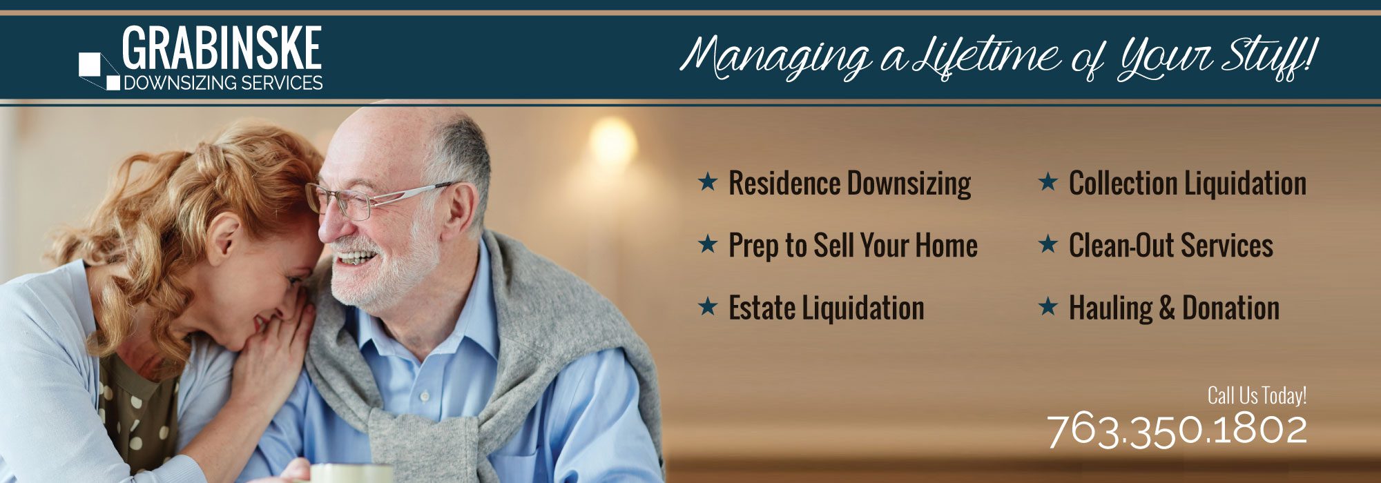 older man and woman sitting and smiling together - Kyle's Kollectibles